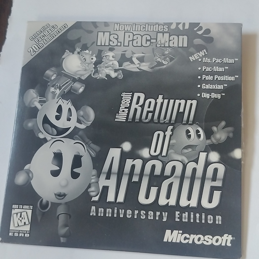 Microsoft Mrs pac-man return of arcade anniversary edition